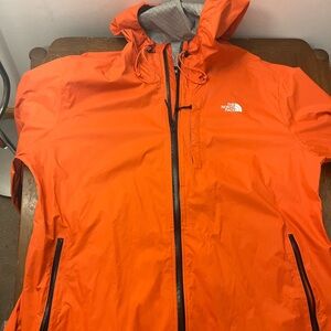The North Face Men's Vibrant Orange Raincoat